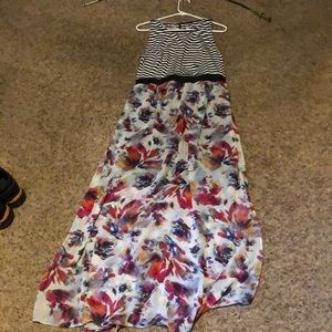 Tank dress with cut out back